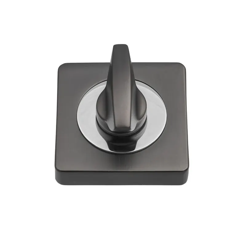 Rozeta pentru WC Gamet, patrata, zamac, crom, 52 x 52 mm