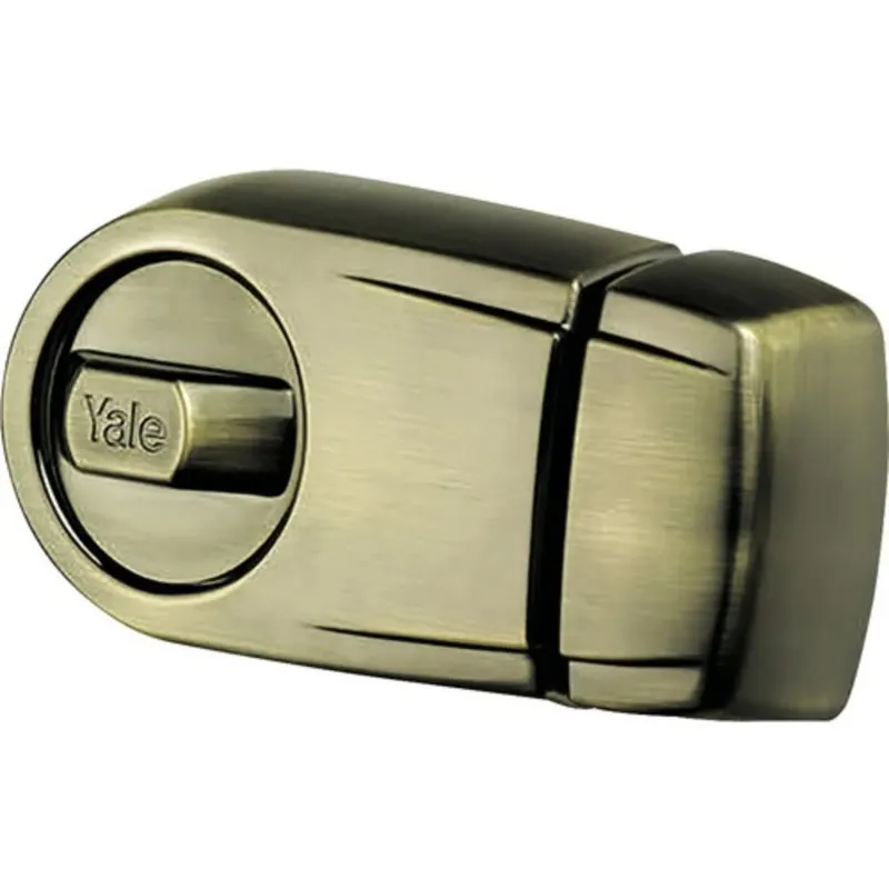 Broasca aplicata Yale, otel, satin antic