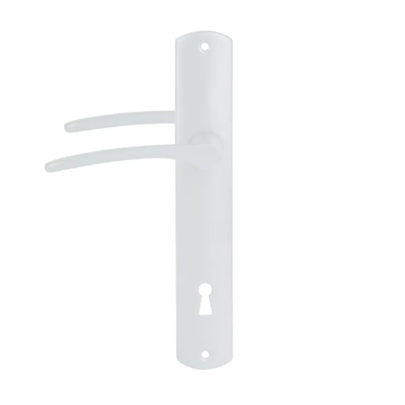 Maner usa interior/exterior Ariadna, cu sild, alb, deschidere pe stanga, 90 mm