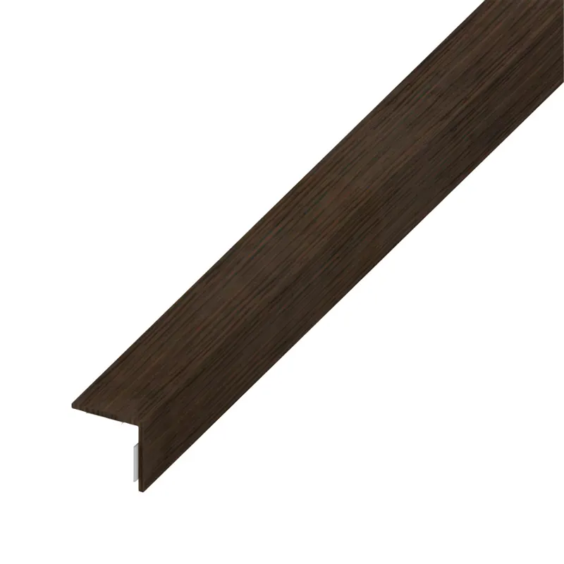 Cornier PVC autoadeziv, wenge, 30 x 30 x 1.1 , 1 m