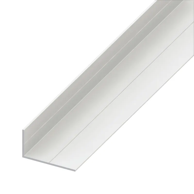Profil L PVC alb, 19.5 x 35.5 x 1.5 mm