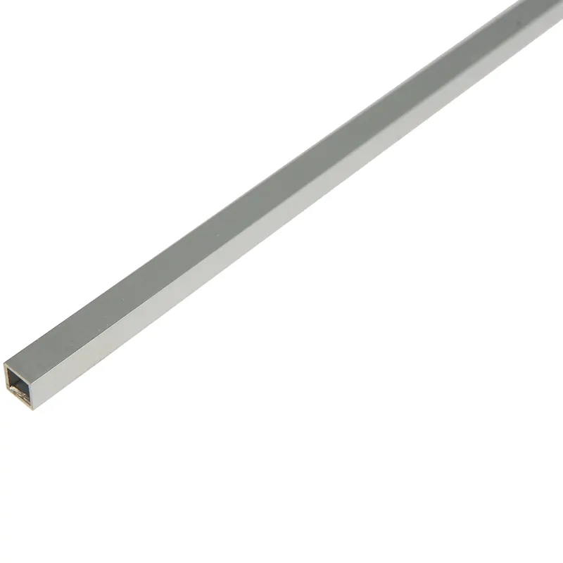 Teava patrata aluminiu 15.5 x 15.5 x 1.5 mm, lungime 1 m
