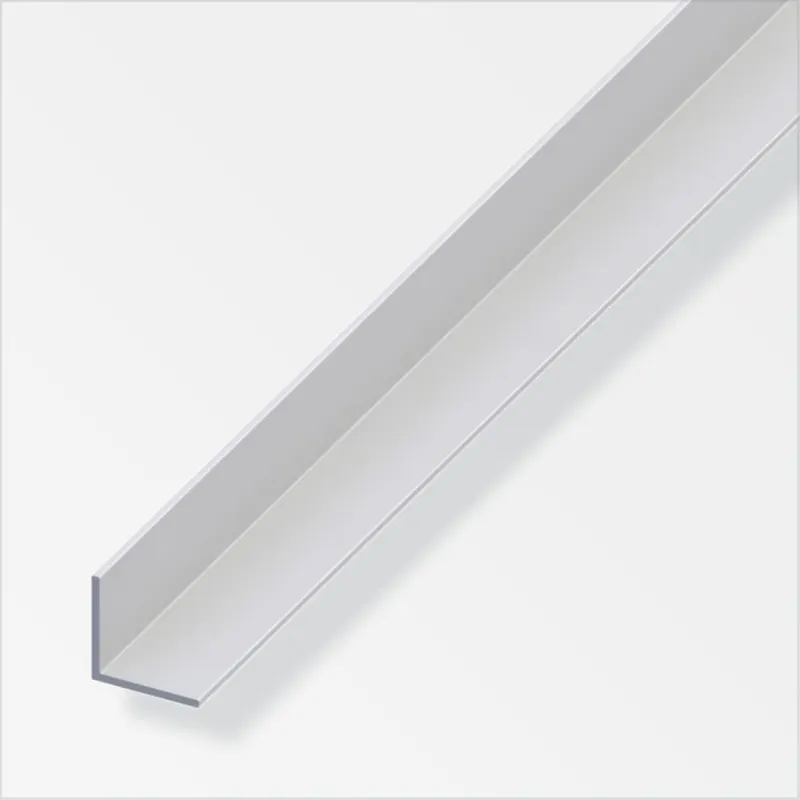 Cornier laturi egale aluminiu eloxat 20 x 20 x 1.5 mm, L 1 m