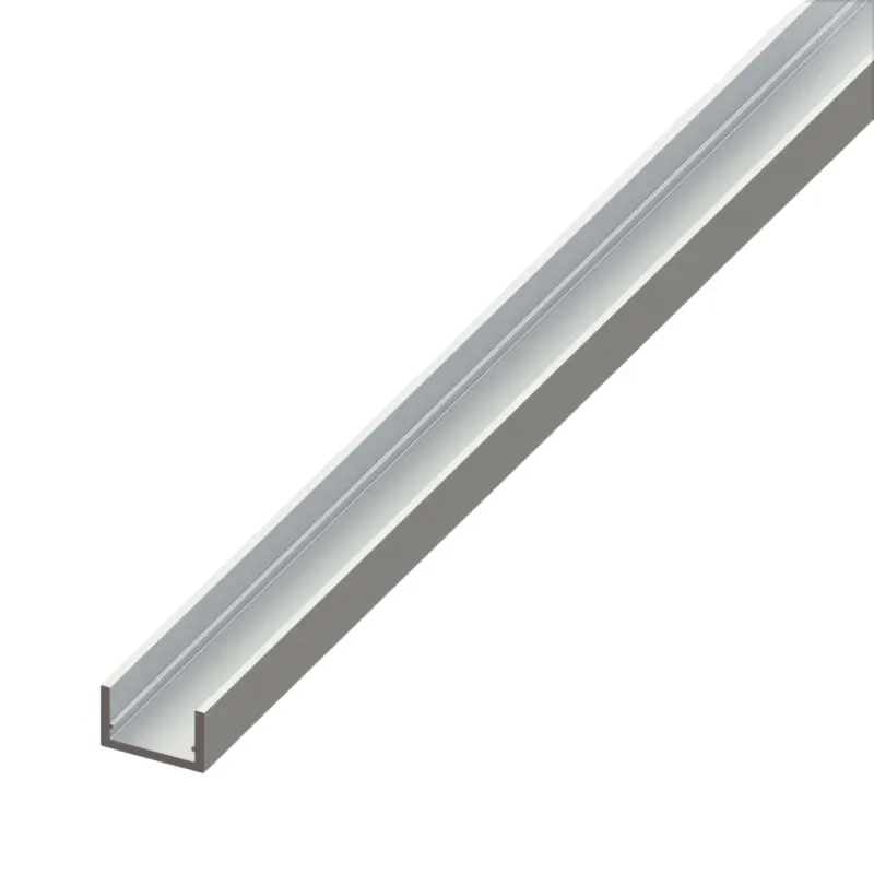 Profil U aluminiu, 10 x 13 mm, L 1 m