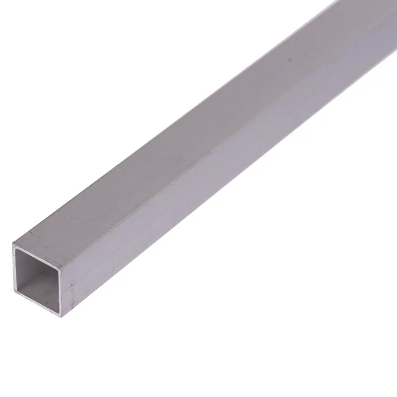 Teava patrata aluminiu eloxat 15 x 15 x 1 mm, L 1 m