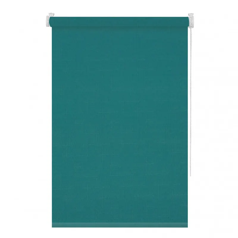 Rulou textil translucid Romance Clemfix Colors K11, 62 x 160 cm, bleu turcoaz