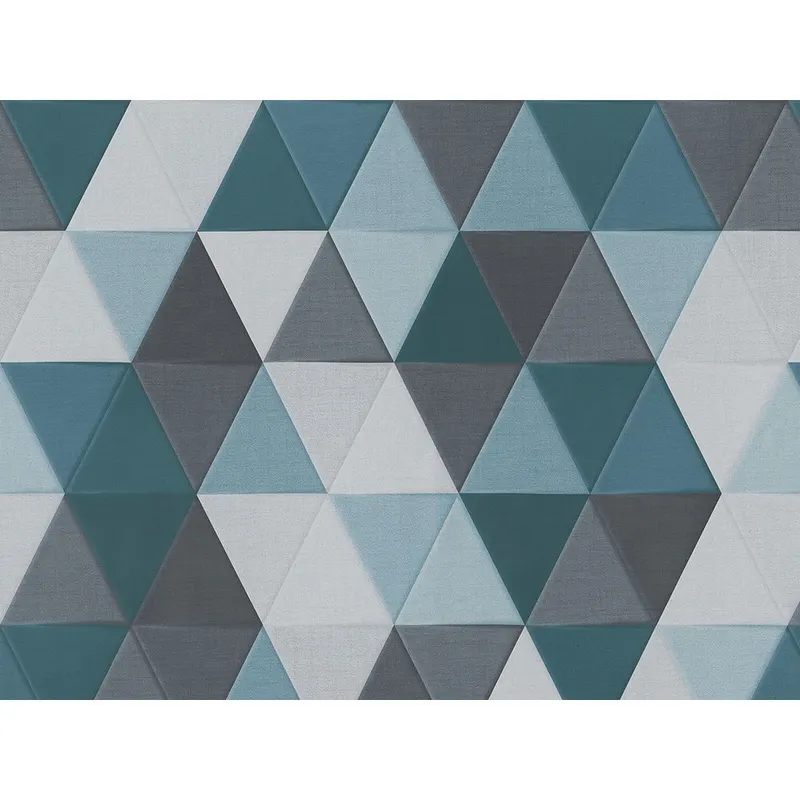 Draperie Vesta 608, dim-out imprimat, gri/albastru, 145 x 245 cm