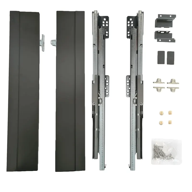 Set sertar FGV TEN2, metal, antracit, 45 kg, H 90 mm, 500 mm