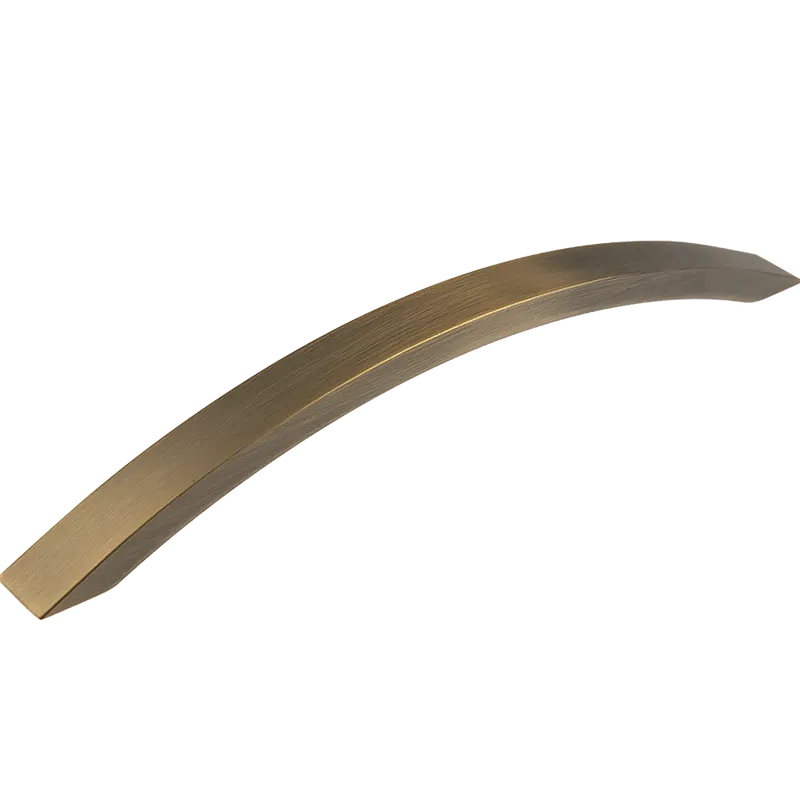 Maner din aluminiu AA667 160 mm, alama antichizata