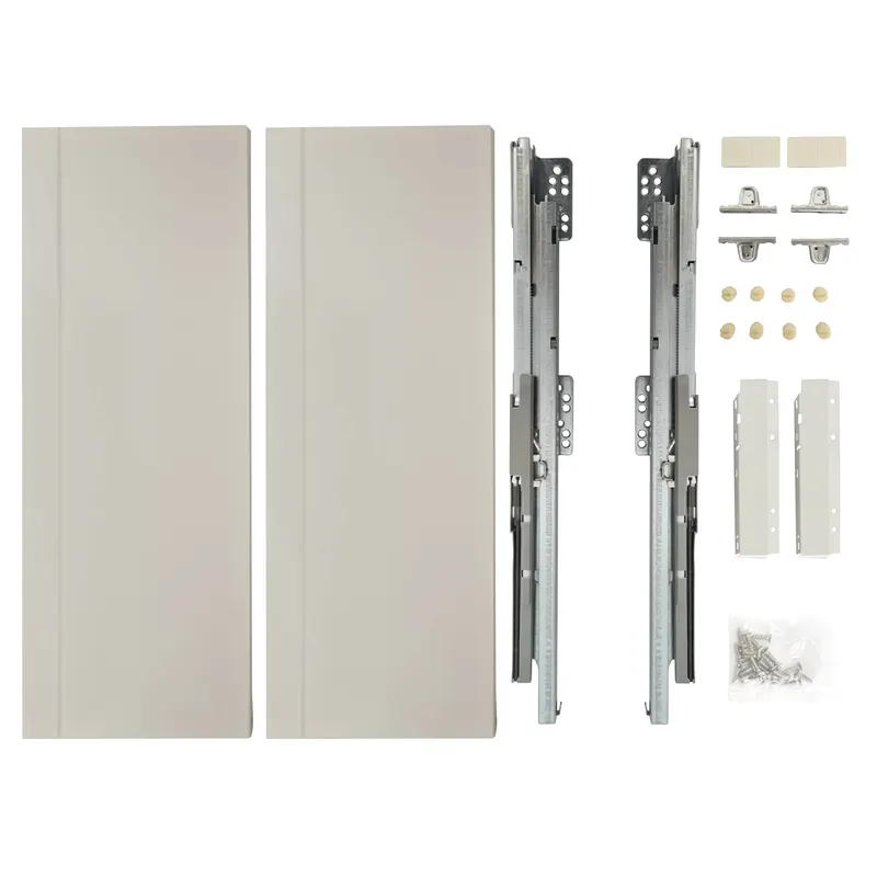 Set sertar FGV TEN2, metal, alb, 45 kg, 0.45 m