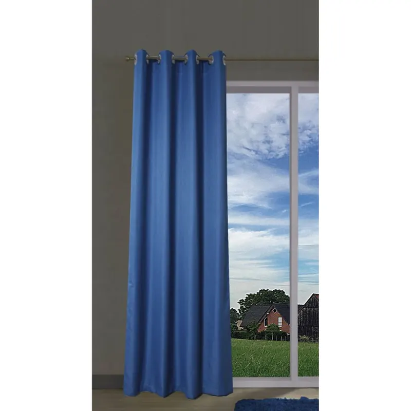 Draperie Corso, poliester, albastru, 145 x 245 cm