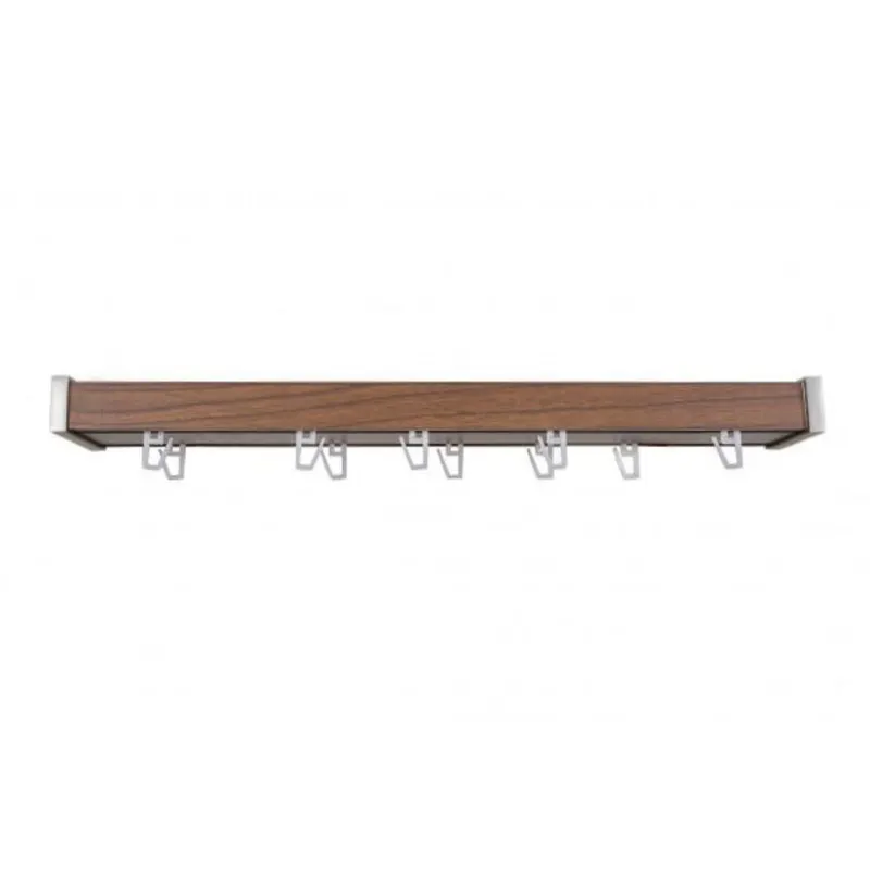 Sina aluminiu, nuc, lungime 200 cm, accesorii incluse