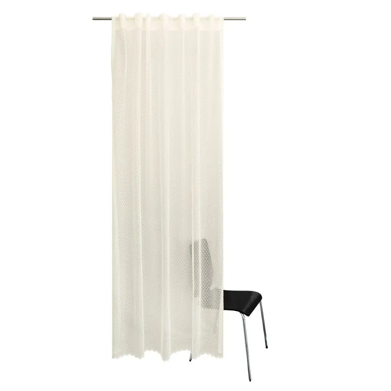 Perdea 6812 din 100% poliester, ecru 102, 145 x 245 cm