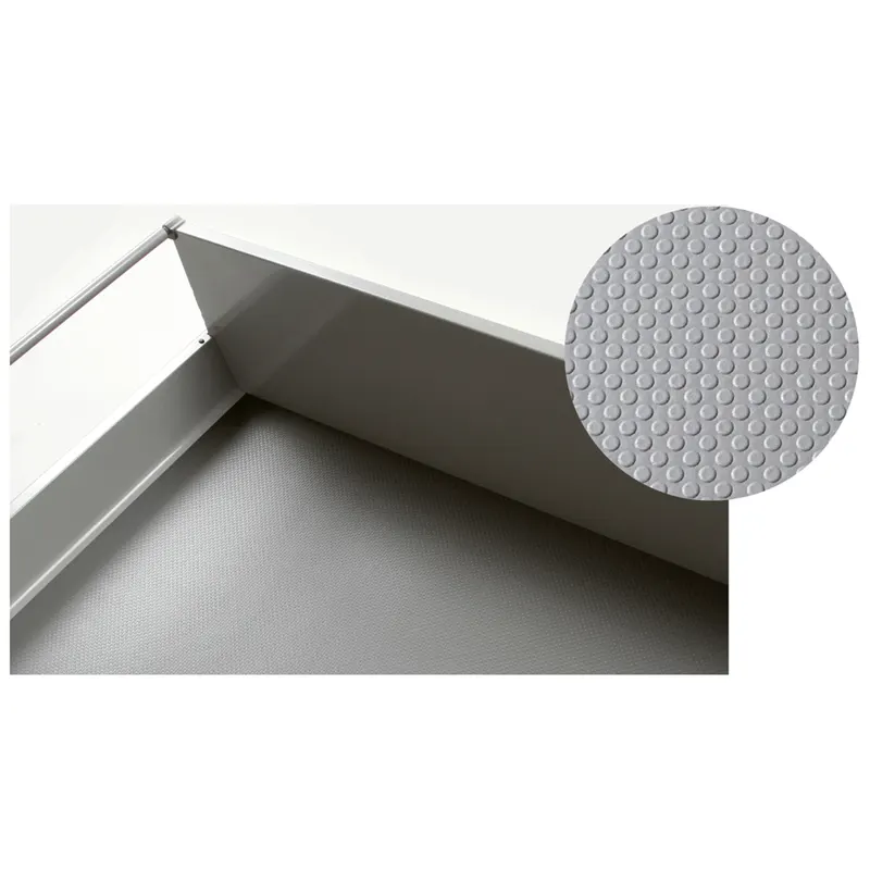 Protectie sertare antiderapanta Scilm, cauciuc, gri, 1.5 mm