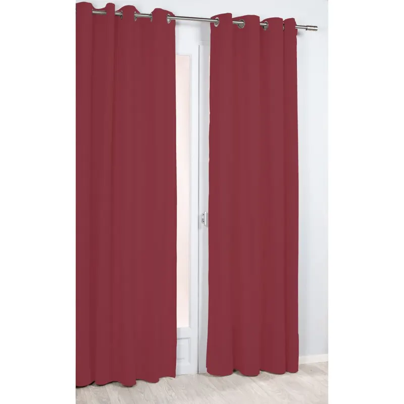 Draperie Nocturne, 100% poliester, rosu 170, 135 x 260 cm