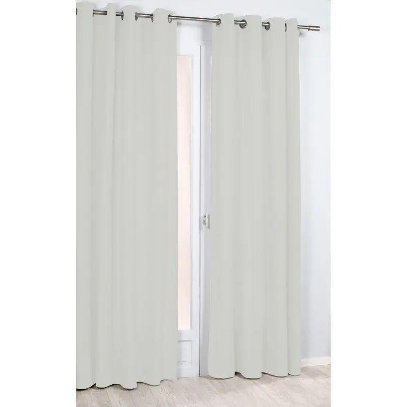 Draperie Nocturne, 100% poliester, bej, 135 x 260 cm