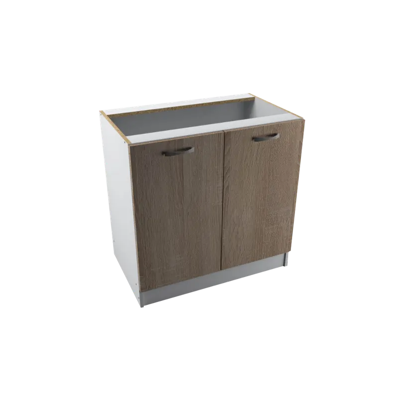 Start corp baza cu 2 usi, pal melaminat sonoma, 80 x 80 x 50 cm