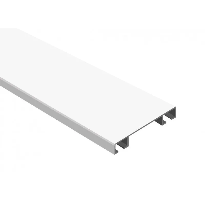 Sina perdea sau draperie pentru tavan, aluminiu, alb, 150 cm