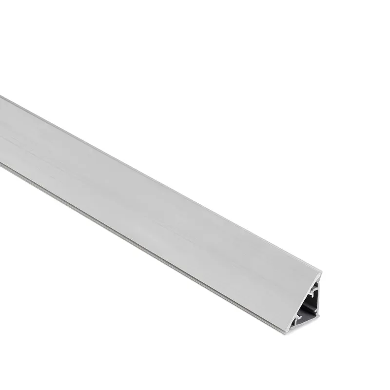 Profil inaltator pentru blat bucatarie LU5, aluminiu lucios, 4 m