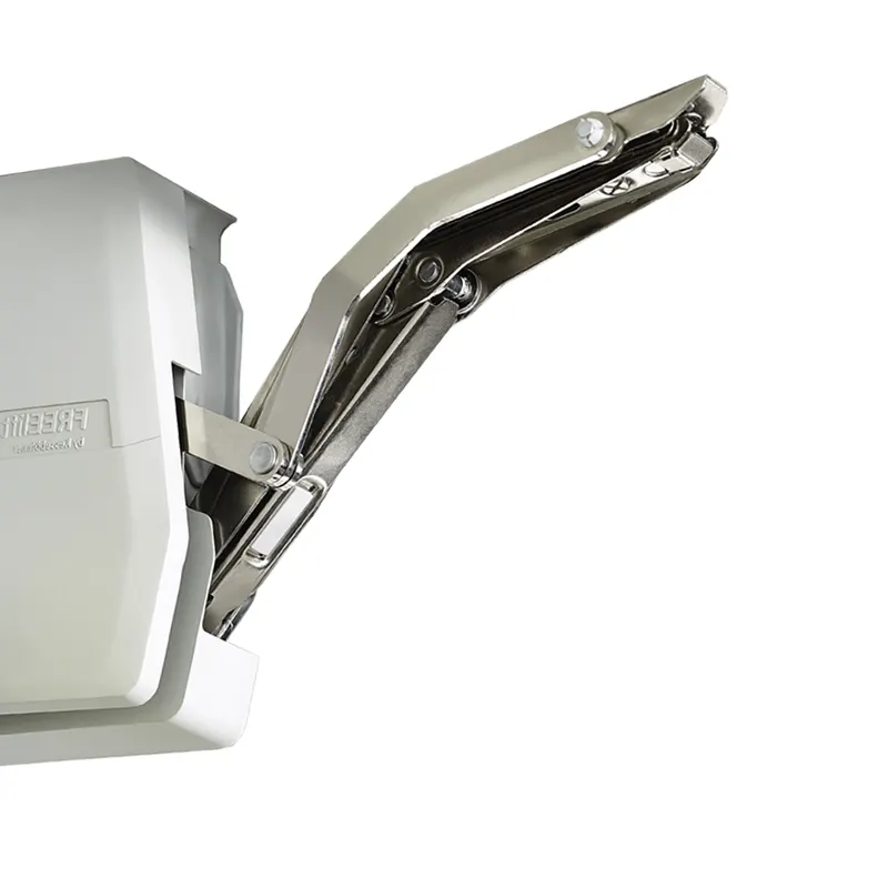 Mecanism deschidere usi dulap Kesseboehmer Free Flap Mini tip B, H front 200 - 450 mm, 90° / 107°, gri
