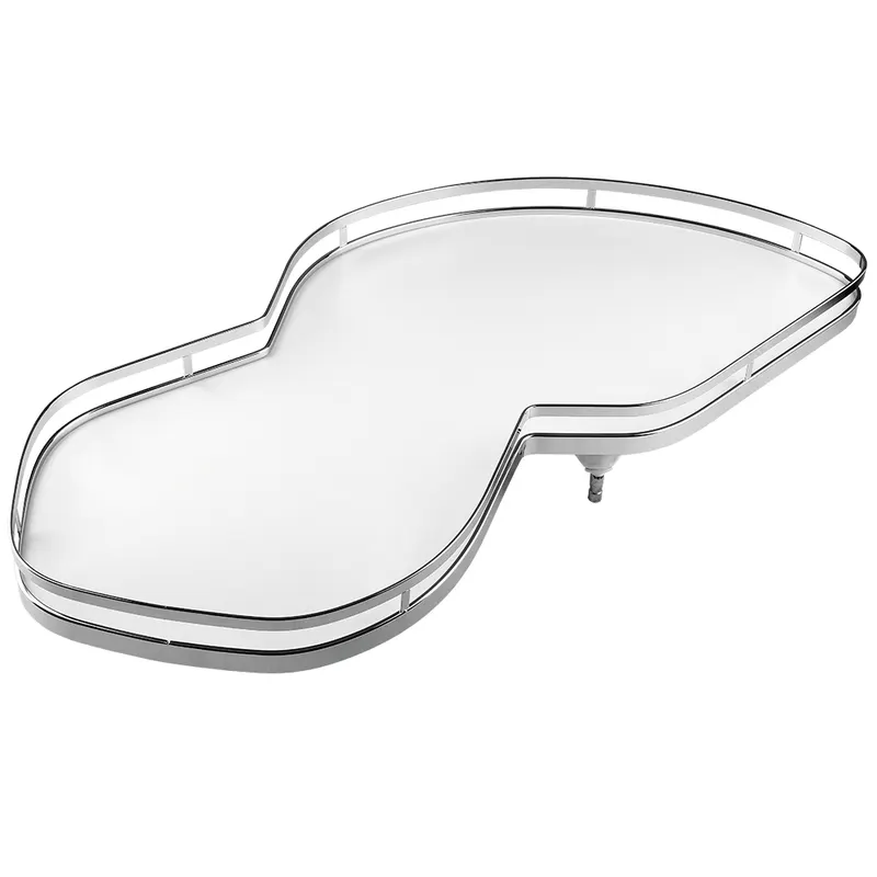 Set cosuri LeMans 2 cu amortizare Arena Style, crom/alb, deschidere dreapta, pentru front de 450 mm