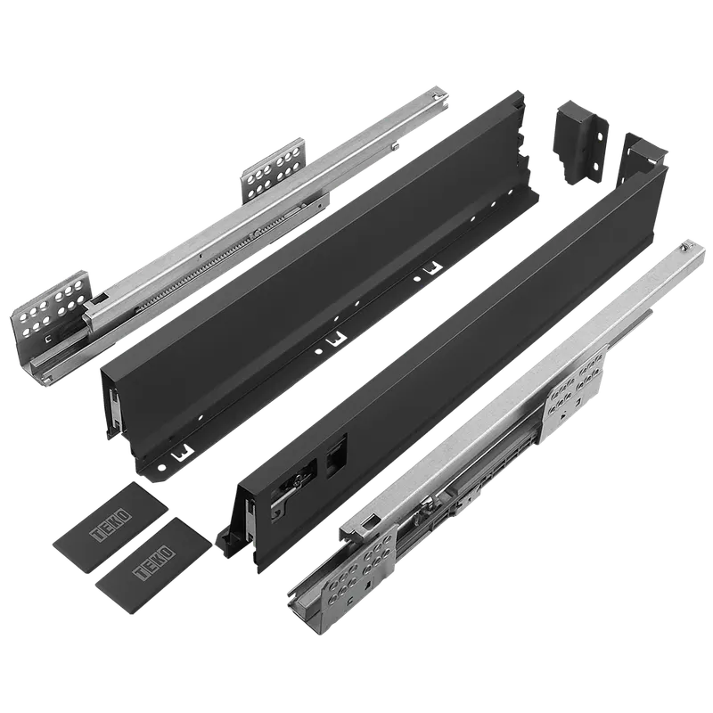 Sistem sertar Teko Clasic, antracit, 40 kg, H 86 mm, 400 mm