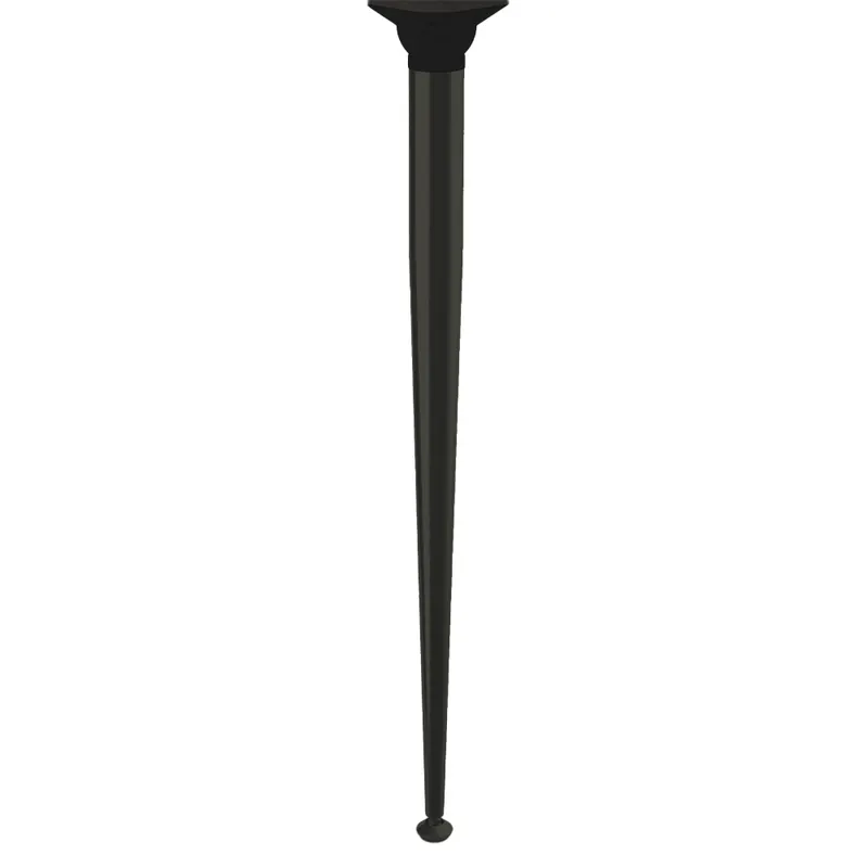 Picior rabatabil pentru masa, metal, negru, Ø 42-16 mm, H 710 mm, set 4 buc