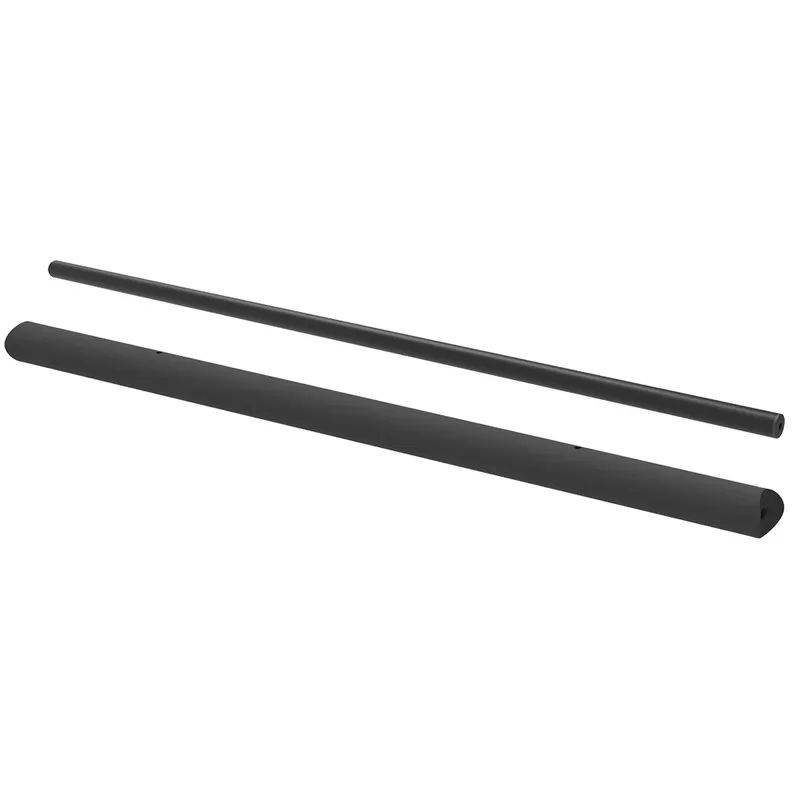 Bare longitudinale, metal, negru, L 1800 mm, Set 2 Buc