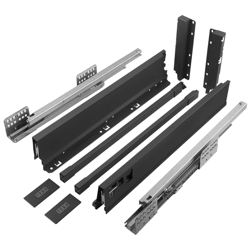 Sistem pentru sertar, Teko Clasic, antracit, 40 kg, H 199 mm , 400 mm