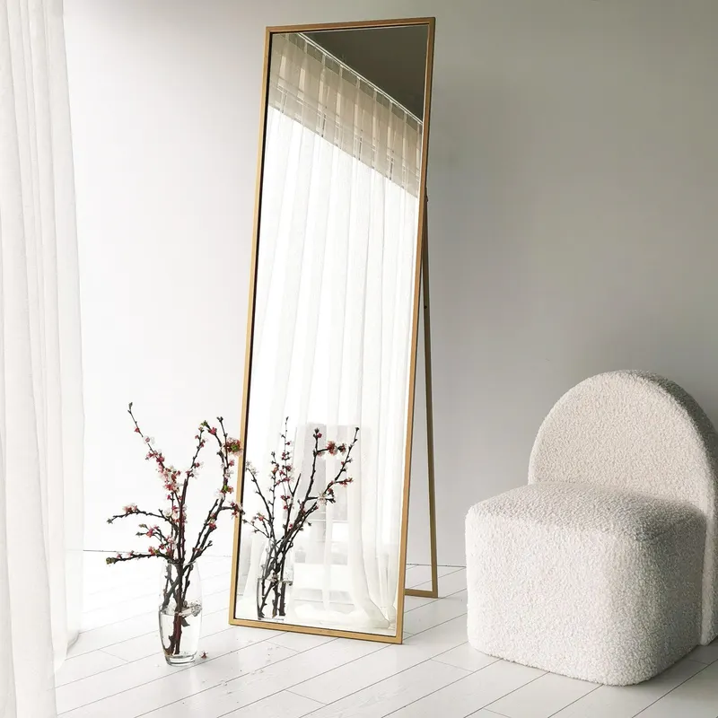 Oglinda Cheval Coola, Aur, 50x170x60 cm - Auriu