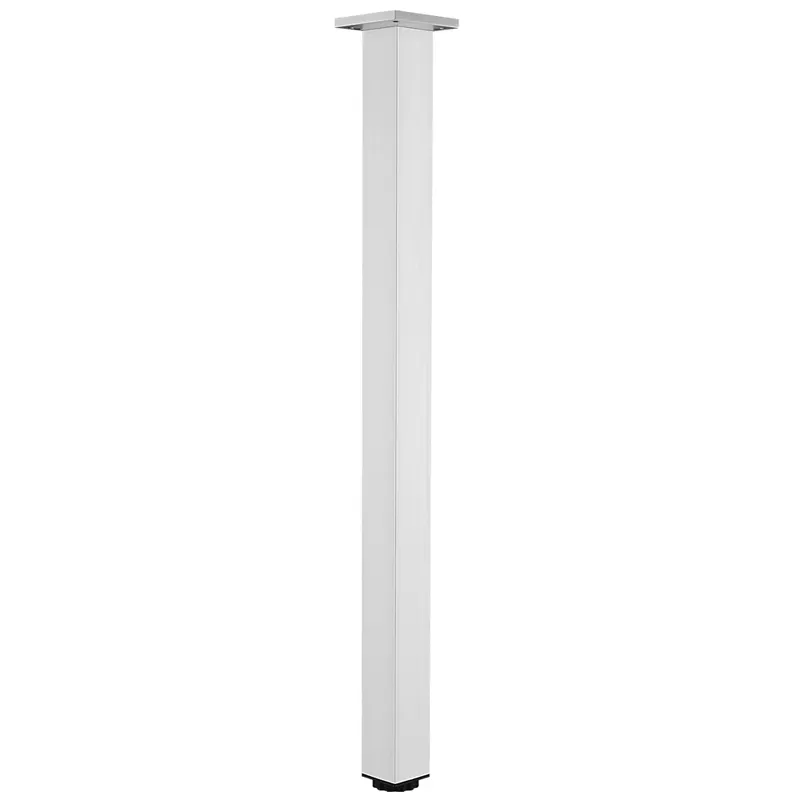 Set picioare de masa Teko, aluminiu, patrat, 4 bucati, 710 x 50 mm