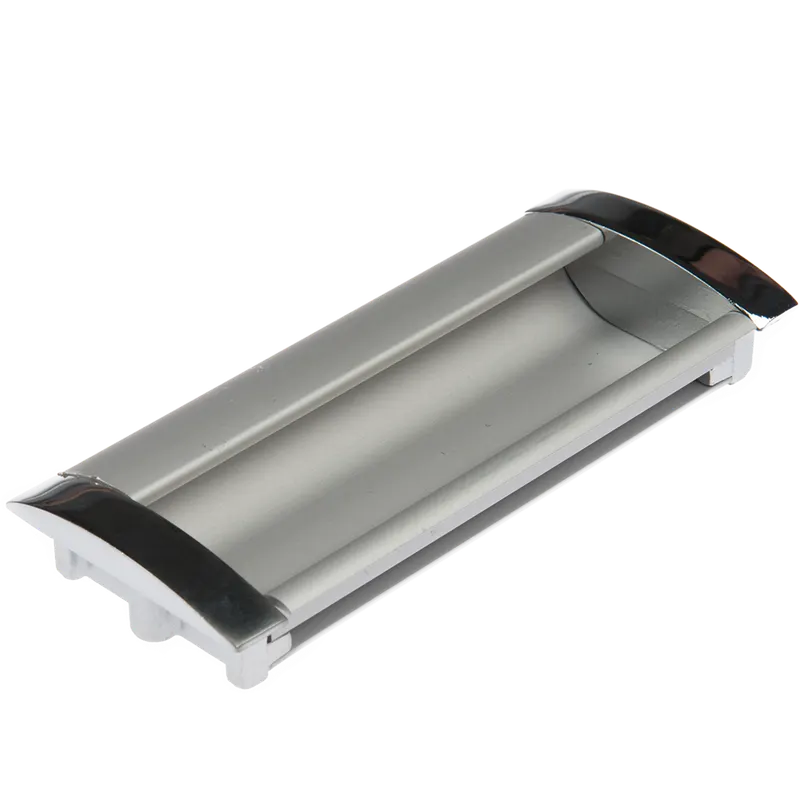 Maner cu terminatii Sumru, aluminiu, crom, 96 mm