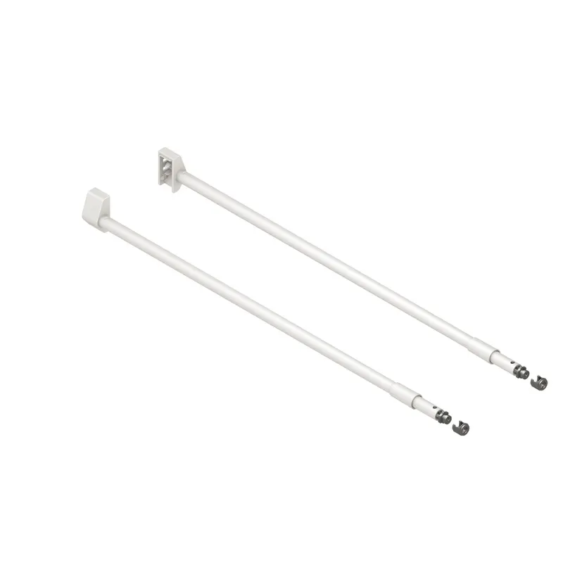 Set lonjeroane sertar DWD GRASS, otel, rotunde, alb, 450 mm