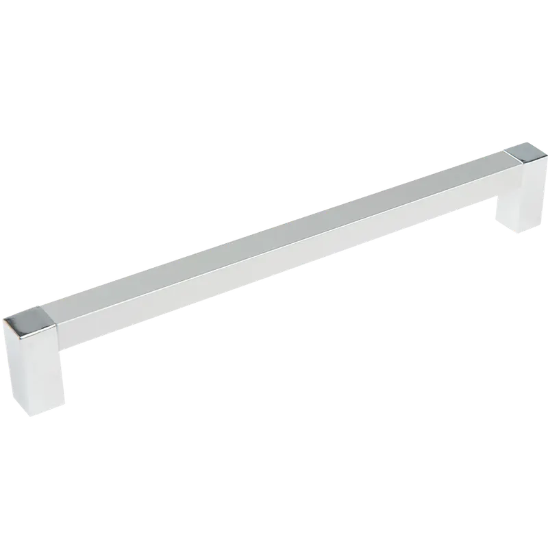 Maner din aluminiu cu terminatie FA23616 96 mm, crom mat