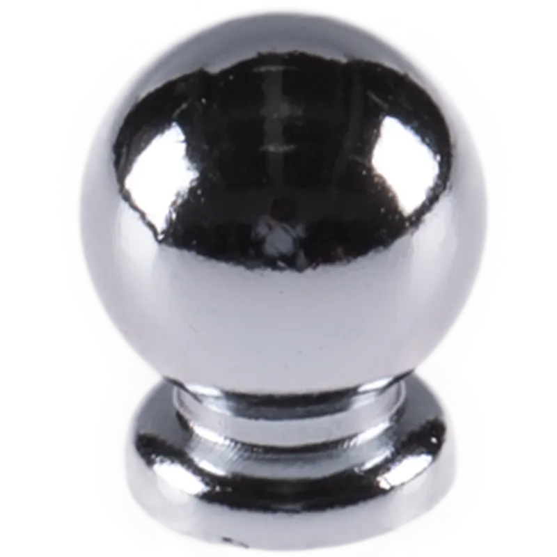 Buton sferic, zamac, 25 mm, crom