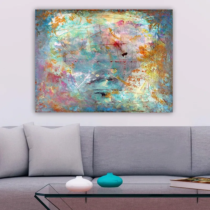 Tablou Canvas Hope, Multicolor, 100x70 cm - Multicolor