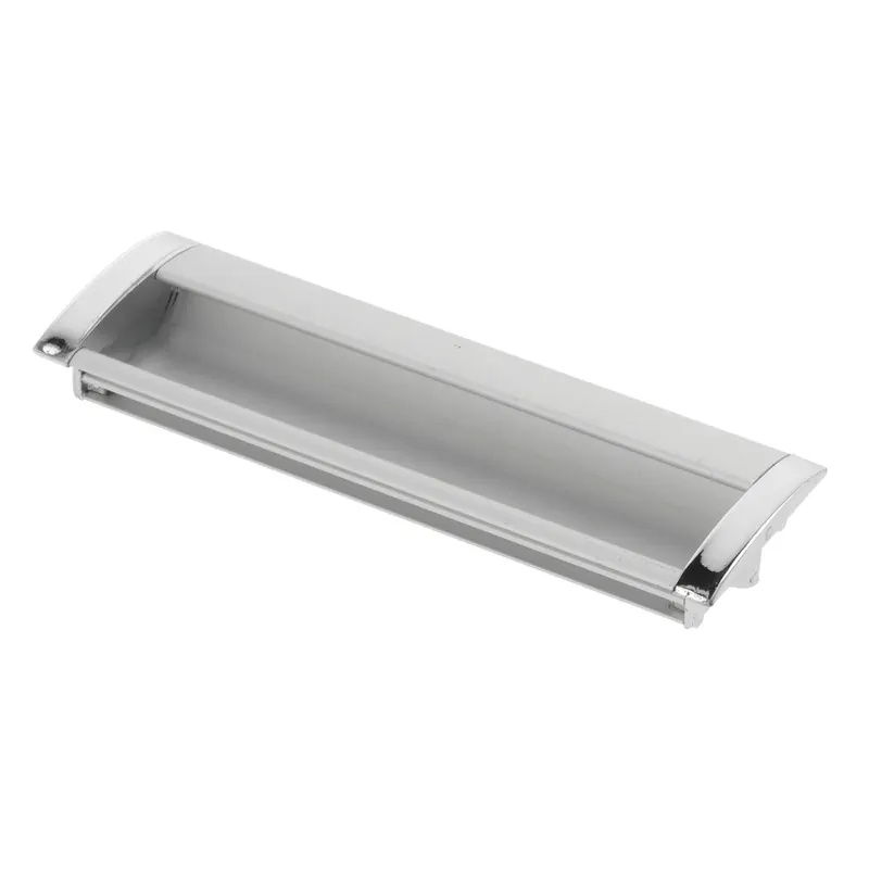 Maner ingropat WPB326, aluminiu cromat, L 140 mm, 128 mm