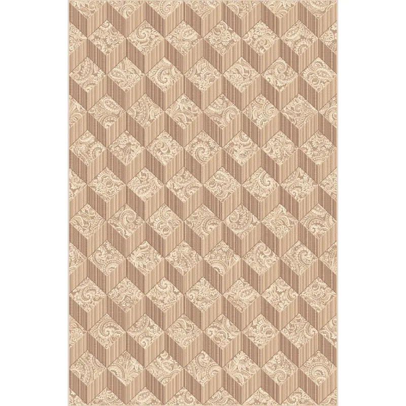 Covor modern Cardinal 25505/170, polipropilena, model geometric bej, 160 x 230 cm