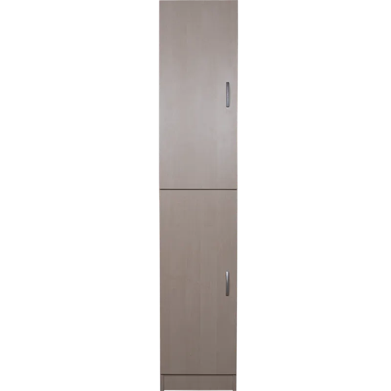 Dulap cu rafturi pal melaminat, mesteacan, 2 usi, 40 x 28 x 202 cm