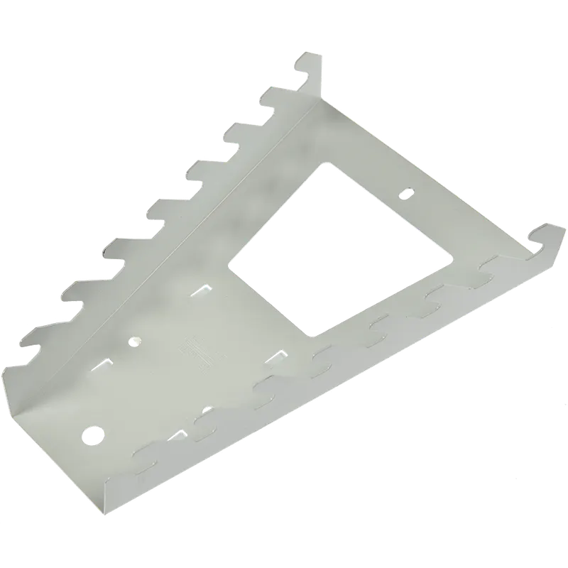 Suport accesoriu pentru 8 chei, alb, (L x H): 133 x 195 mm