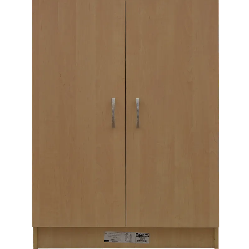 Dulap cu rafturi pal melaminat, 2 usi, mesteacan, 80 x 28 x 106 cm