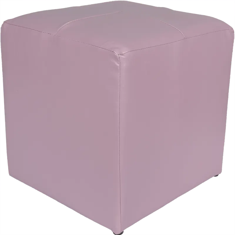 Taburet Cool tapiterie imitatie de piele, lila IP21897, 36 x 36 x 38 cm