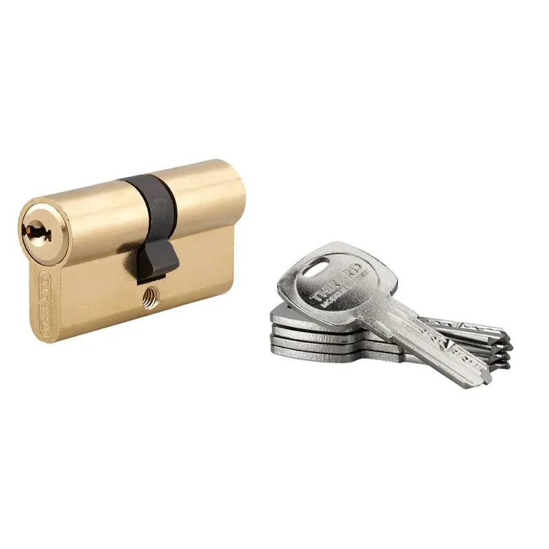 Cilindru Trafic 6 din alama, 30 x 30 mm, 5 chei