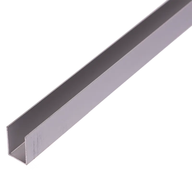 Profil din aluminiu tip U, 12 x 18 x 0,7 mm , 1 m