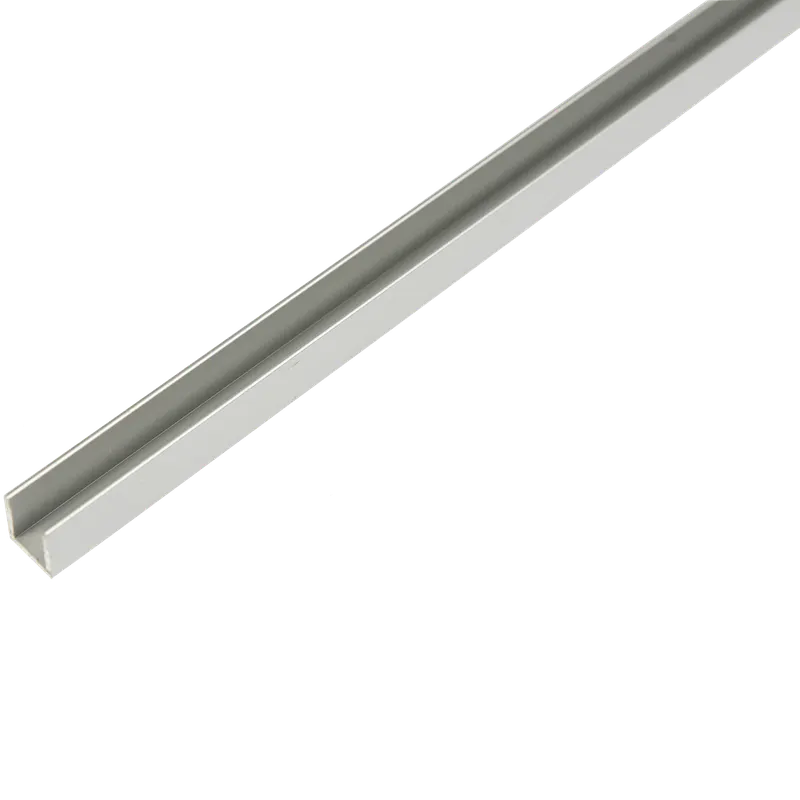 Profil din aluminiu tip U, 12 x 13,5 x 1,3 mm, 1 m