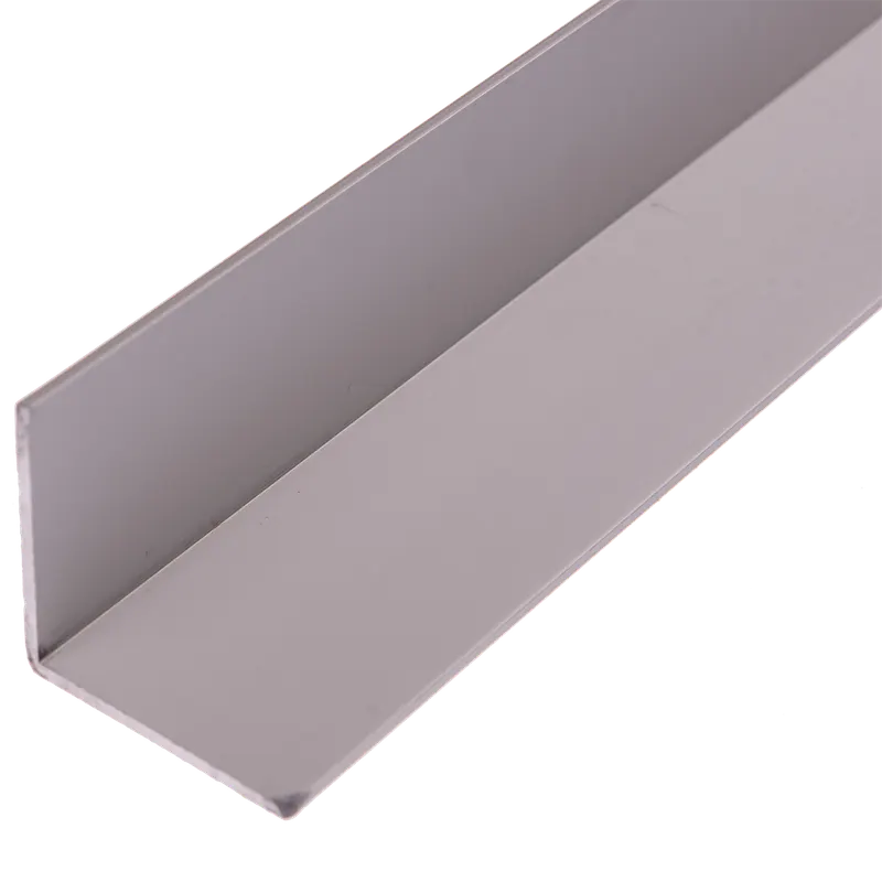 Cornier laturi egale, aluminiu, 40 x 40 x 2 mm, L 2 m