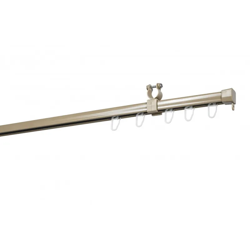 Sina U pentru perdea, metal, bej, 350 cm