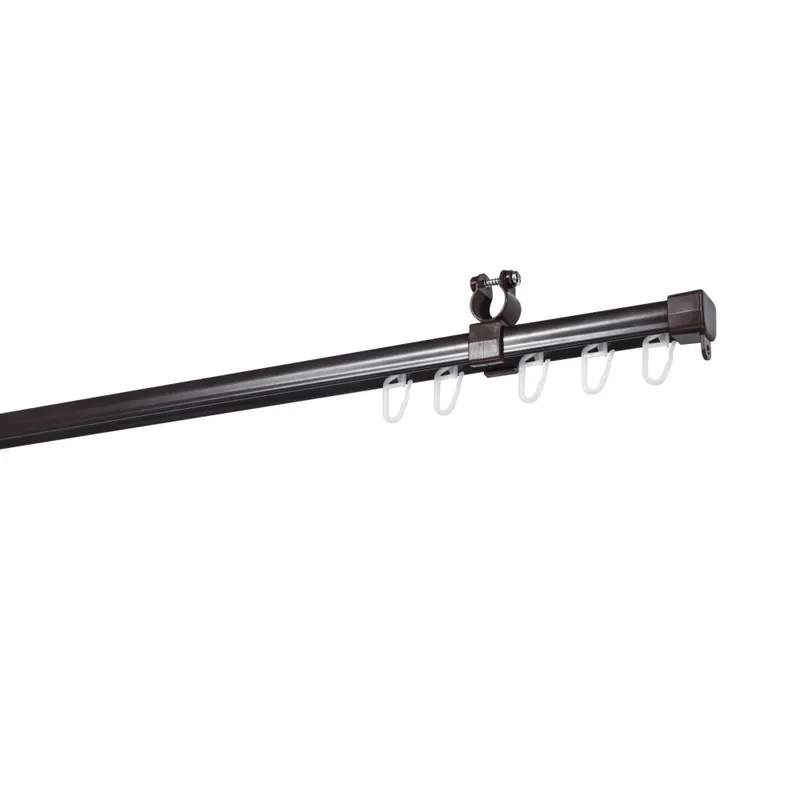 Sina U pentru perdea, metal, maro, 310 cm