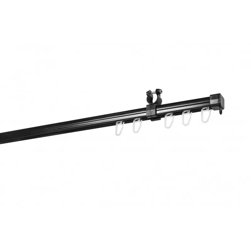 Sina perdea U, 170 cm, negru