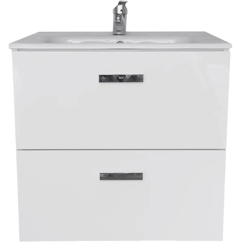 Mobilier baie Roca Victoria, baza cu lavoar, PAL, alb, 60,5 x 46 x 58,5 cm